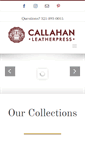 Mobile Screenshot of callahanleatherpress.com
